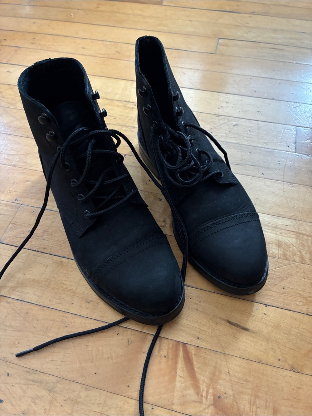 Thursday Women’s Captain Black Lace-Up Boots